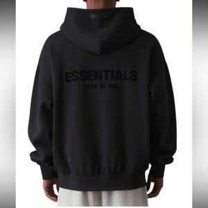Essentials Charcoal Hoodie